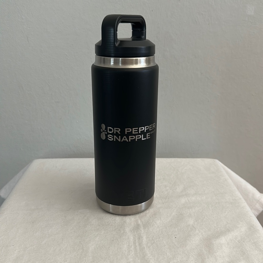 YETI Black Stainless Steel Dr.Pepper/Snapple Tumbler